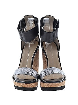 Jimmy Choo Leather Wedges (view 2)