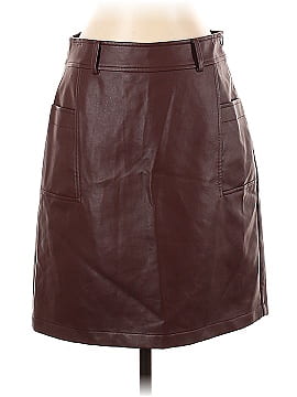 Bagatelle Faux Leather Skirt (view 1)