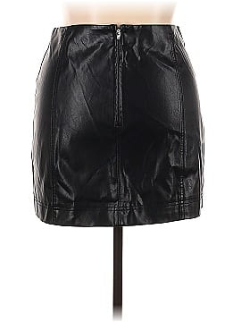 Wild Fable Faux Leather Skirt (view 2)