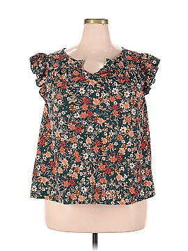 Shein Curve Short Sleeve Blouse (view 1)