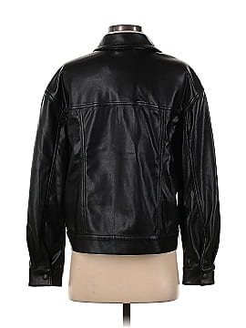CALVIN KLEIN JEANS Faux Leather Jacket (view 2)