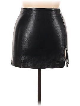 Sunday Best Faux Leather Skirt (view 1)