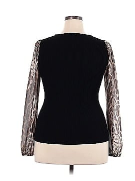 INC International Concepts Long Sleeve Blouse (view 2)