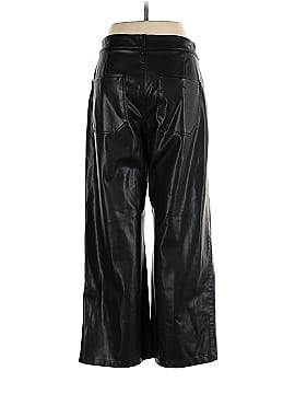 Zara Faux Leather Pants (view 2)