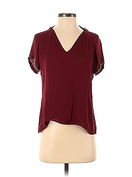 Rebecca Minkoff Short Sleeve Silk Top (view 1)