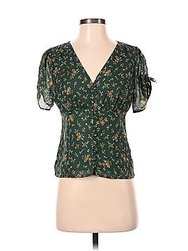 Madewell Short Sleeve Silk Top (view 1)