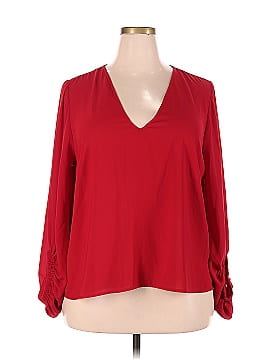 ELOQUII Long Sleeve Blouse (view 1)