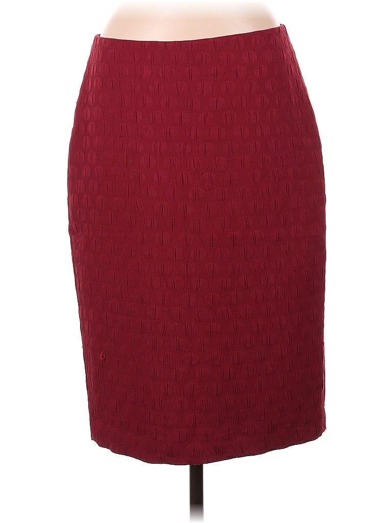 Click to view more detailed imagery on our partner's website Pre-owned Banana Republic Formal Skirt In Burgundy