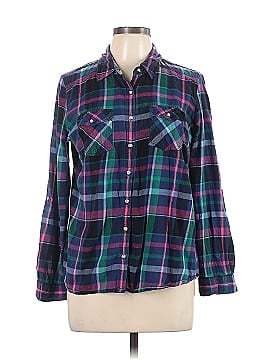 DressBarn Long Sleeve Button-Down Shirt (view 1)