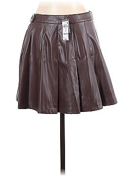 And Now This Faux Leather Skirt (view 2)