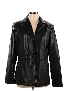 Jones New York Leather Jacket (view 1)