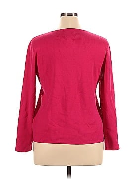 Chico's Design Long Sleeve Silk Top (view 2)