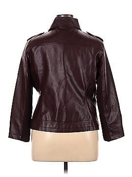 New York & Company Faux Leather Jacket (view 2)