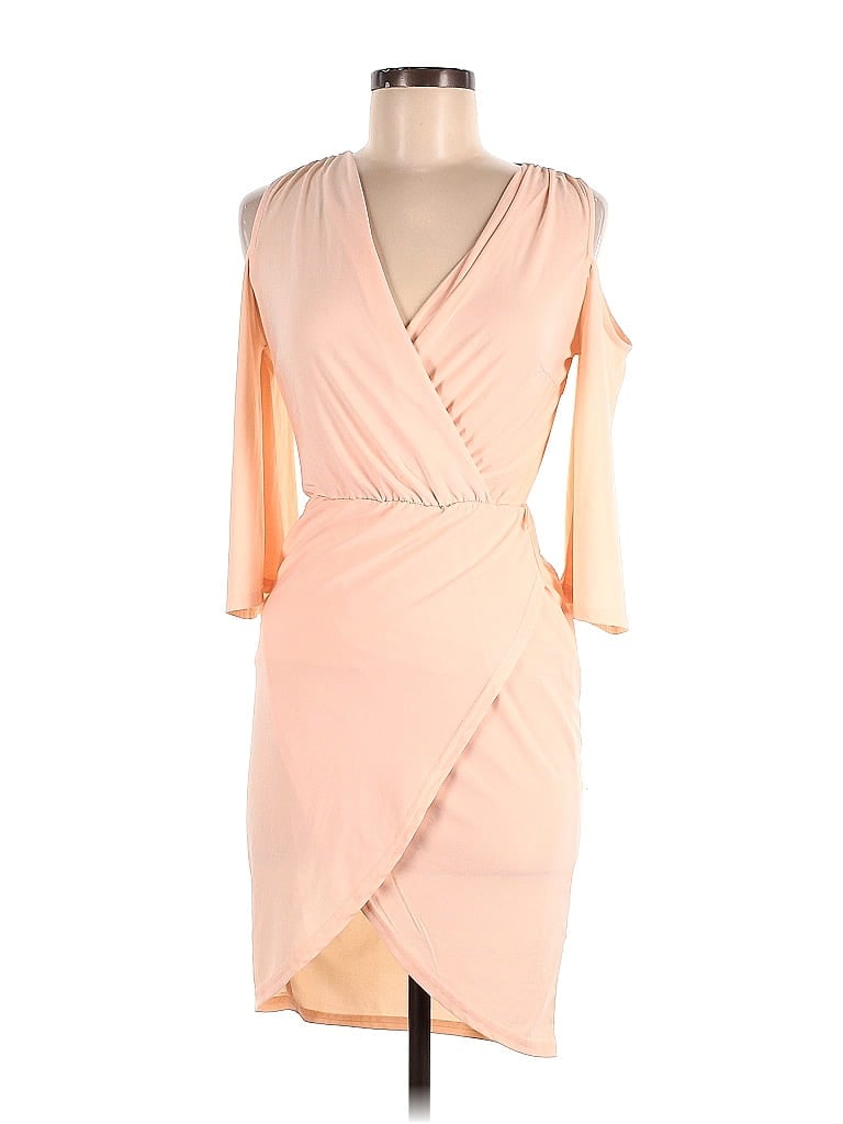 Pre-owned Venus Cocktail Dress In Brown