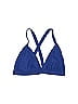 Xhilaration Solid Blue Swimsuit Top Size 0X - photo 1