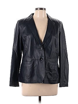 Pure Collection Leather Jacket (view 1)