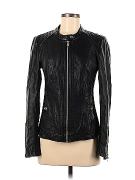 Selly Faux Leather Jacket (view 1)