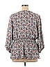 Max Studio 100% Polyester Gray Long Sleeve Blouse Size 2X - photo 2