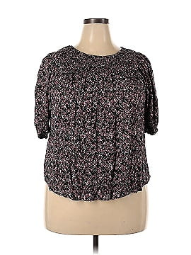 Terra & Sky Short Sleeve Blouse (view 1)