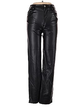 Zara Faux Leather Pants (view 1)