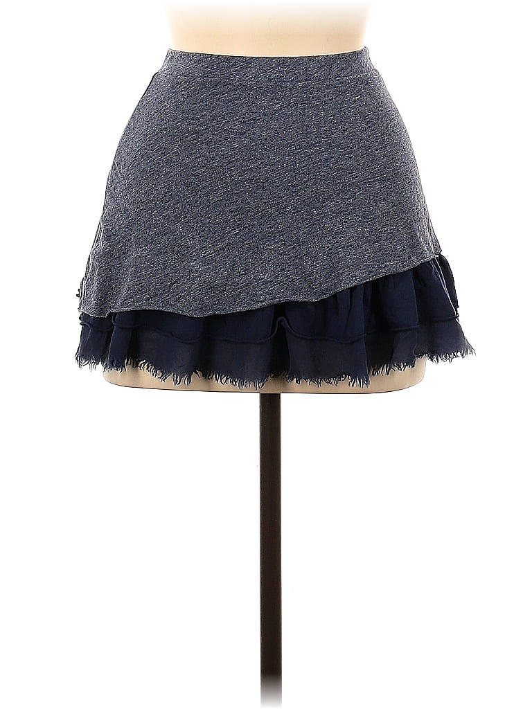 Pre-owned Splendid Casual Skirt In Gray