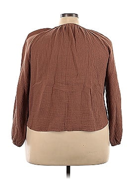 a.n.a. A New Approach Long Sleeve Blouse (view 2)