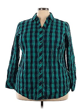 Foxcroft Long Sleeve Button-Down Shirt (view 1)