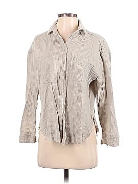 MIOU MUSE Long Sleeve Button-Down Shirt (view 1)