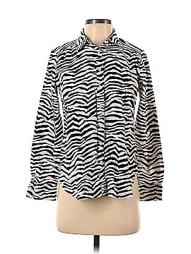 Ann Taylor LOFT Long Sleeve Button-Down Shirt (view 1)