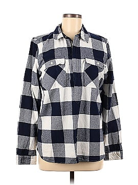 J.Crew Factory Store Long Sleeve Button-Down Shirt (view 1)