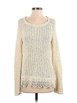 Knitted & Knotted Pullover Sweater (view 1)