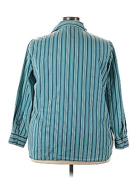 Roaman's Long Sleeve Button-Down Shirt (view 2)