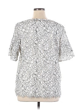 Isaac Mizrahi LIVE! Short Sleeve Blouse (view 2)