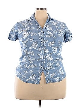 Faded Glory Short Sleeve Button-Down Shirt (view 1)