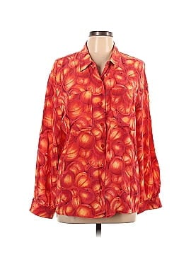 Liz Claiborne Long Sleeve Silk Top (view 1)