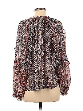 Ulla Johnson Long Sleeve Silk Top (view 2)