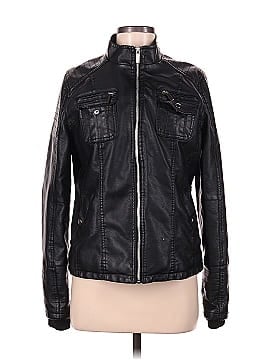 ROYALTY Faux Leather Jacket (view 1)