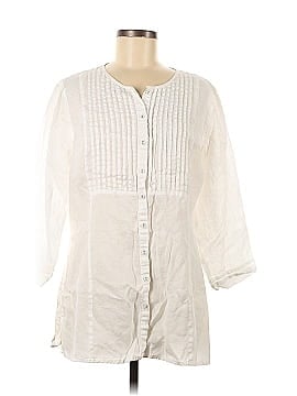 Tweeds 3/4 Sleeve Button-Down Shirt (view 1)