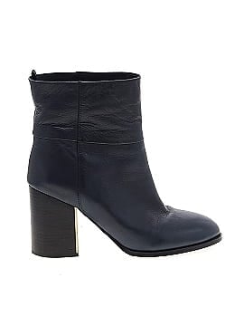 Jil Sander Navy Ankle Boots (view 1)