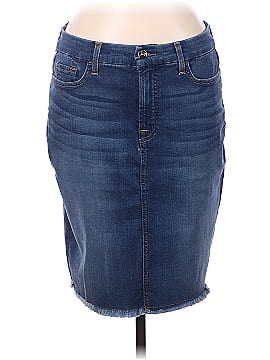 Jen7 by 7 For All Mankind Denim Skirt (view 1)
