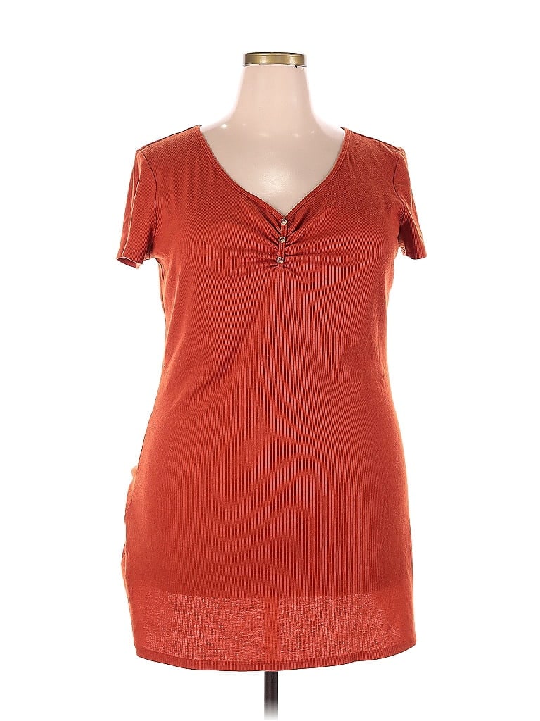 Pre-owned Arizona Jean Company Short Sleeve T-shirt In Red