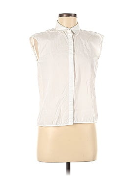 Zara Basic Sleeveless Button-Down Shirt (view 1)