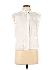 Zara Basic Sleeveless Button Down Shirt