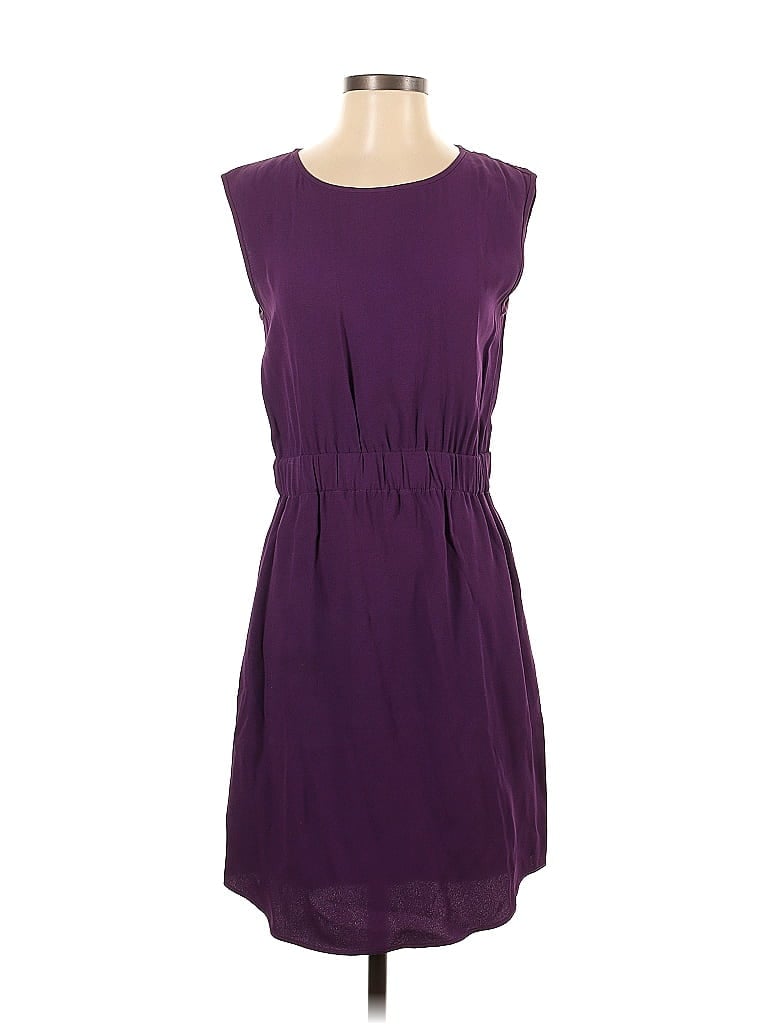Pre-owned Theory Casual Dress In Purple