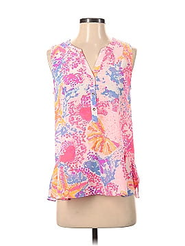 Lilly Pulitzer Sleeveless Silk Top (view 1)