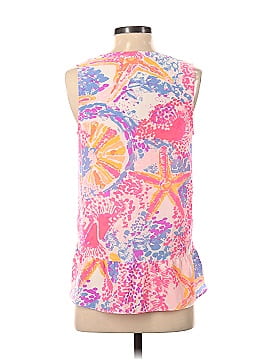 Lilly Pulitzer Sleeveless Silk Top (view 2)