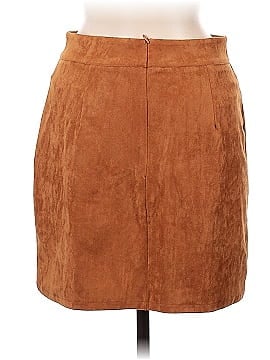 Shein Faux Leather Skirt (view 2)