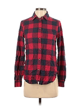 American Eagle Outfitters Long Sleeve Button-Down Shirt (view 1)