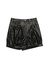 Topshop Faux Leather Shorts