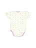 Peanut Buttons Print Ivory Short Sleeve Onesie Size 6-9 mo - photo 2